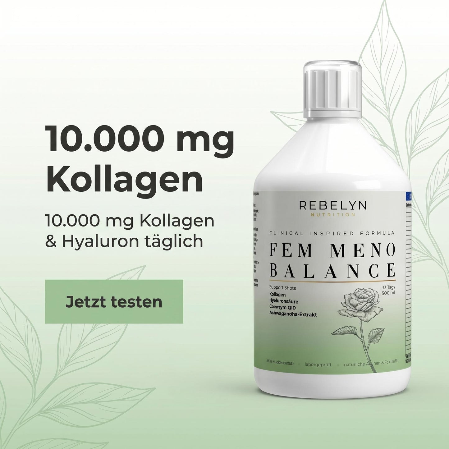 Fem Meno Balance Kollagen Shots – Orange