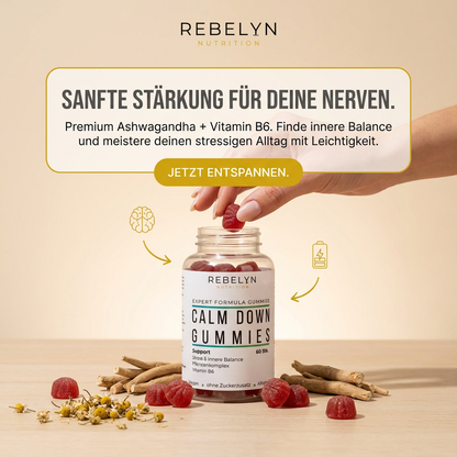 Calm Down. Premium Adaptogen Komplex– 60 Stück