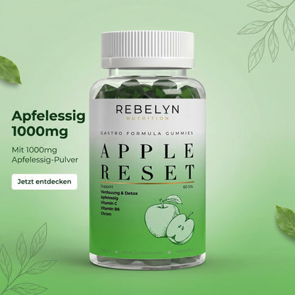 Apfelessig + C + B6 + Chrom Gummies - 60 Stk