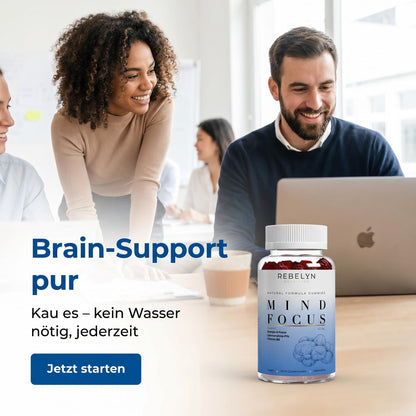 Löwenmähne + Vitamin B6 Gummies - 60 Stk.