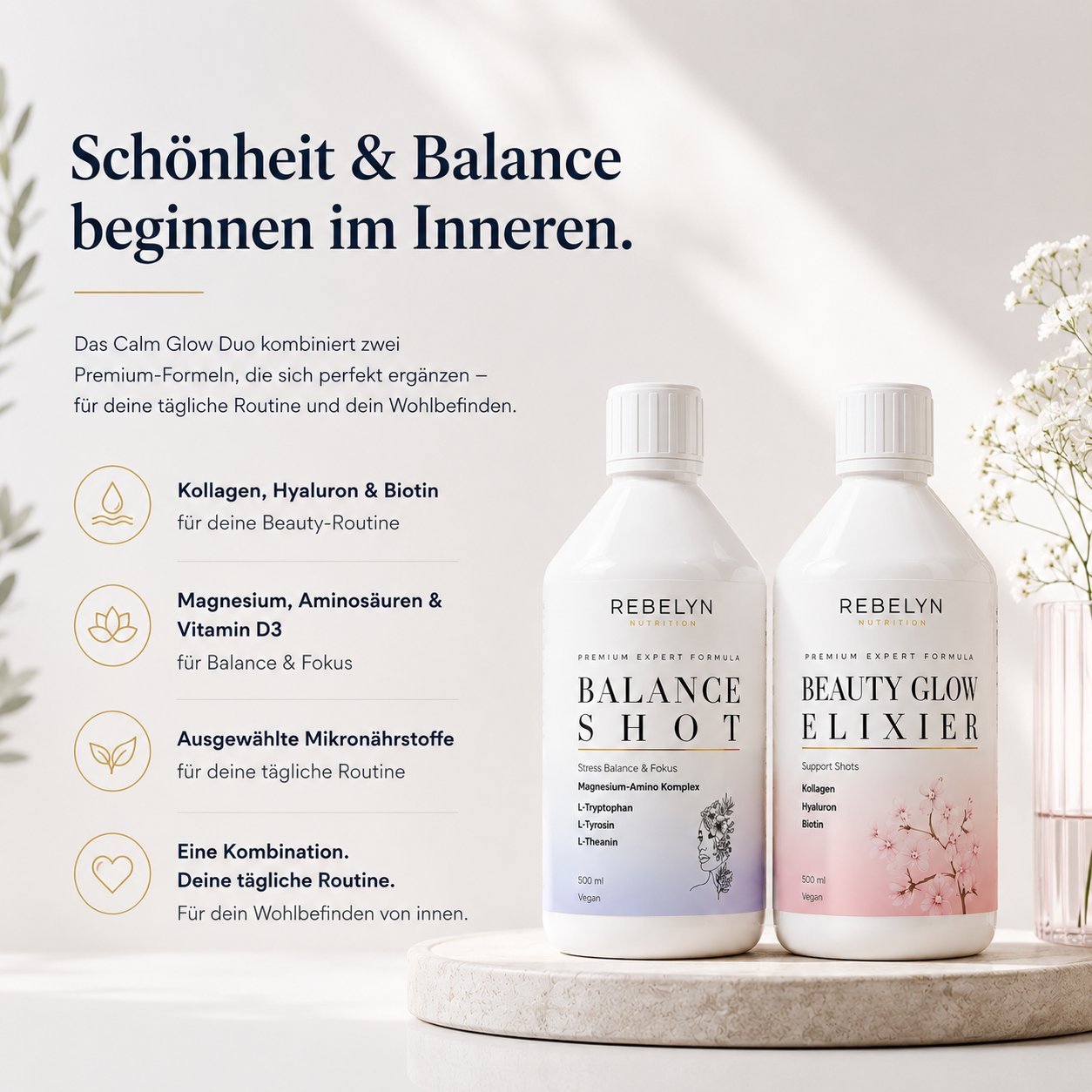 Calm Glow Duo - Innere Balance. Natürlich Schön.
