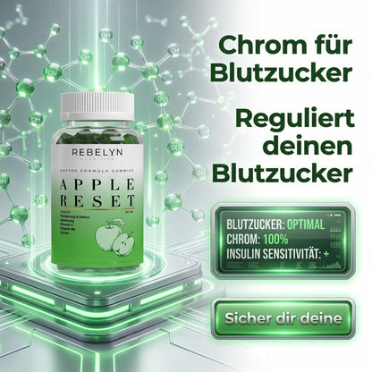 Apfelessig + C + B6 + Chrom Gummies - 60 Stk